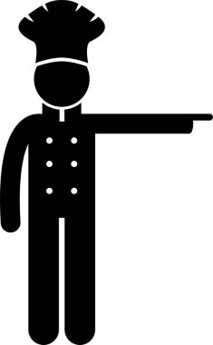 Şef temel pozlar, duygular, eylemler ve duygular. Çubuk şekiller aşçının ya da aşçının mutlu, üzgün, kızgın ve başarılı olduğunu gösteriyor. Diğer eylemler arasında ayağa kalkmak, oturmak, yürümek ve koşmak yer alıyor.