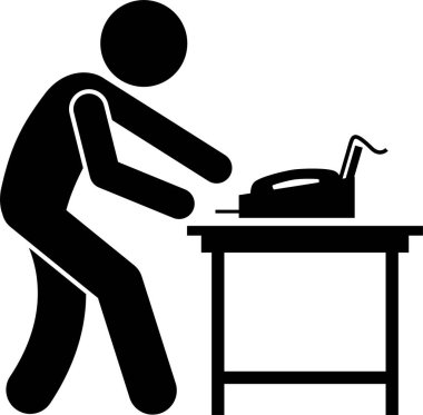 Başarılı İşadamı Çubuk Şekil Resim Simgelerini Durdurdu