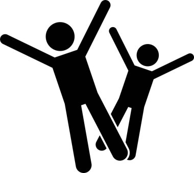 Topluluk kavramının minimalist vektör illüstrasyonu  