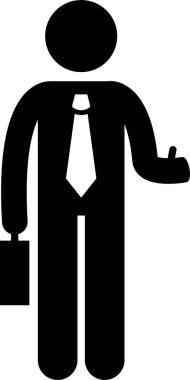 Çeşitli pozları ve hareketleri olan bir iş adamı. İş adamı ayakta duruyor, oturuyor, düşünüyor, elini kaldırıyor, selfie çekiyor, kazanıyor ve dinleniyor. Yan bakışta yürüyor, koşuyor ve zıplıyor..