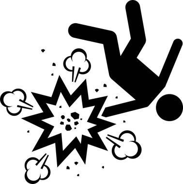 Bomba, patlama, tüfek, lazer silahı, ateş, ok, zehirli duman, elektrik, su topu, flaş bombası ve göz yaşartıcı gaz içeren farklı silahlarla öldürülen, vurulan ve saldıran adam..