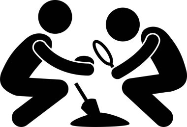 İnsan açık hava aktivitelerinin minimalist vektör illüstrasyonu