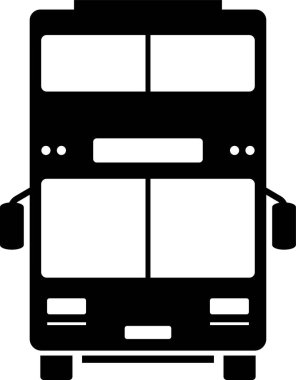 Ulaşım simgesinin vektör illüstrasyonu