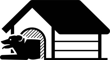 Köpek ekipmanlarının minimalist vektör illüstrasyonu  