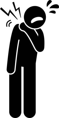 Farklı vücut parçalarındaki kırıklar ve yaralar için ilk yardım çubuğu simgeleri. Kırık kemik ve ağrının sapanı, bandajı ve yükseltme tekniklerinin vektör çizimleri.