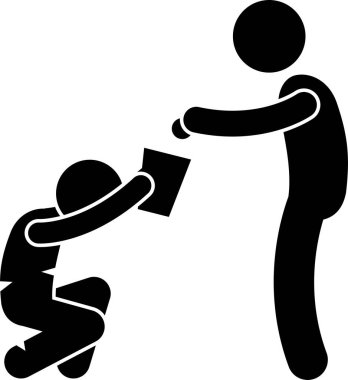 İnsan Kaçakçılığı Çubuğu Resim Simgeleri