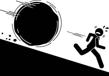 Bobby Trap 'in minimalist vektör çizimi