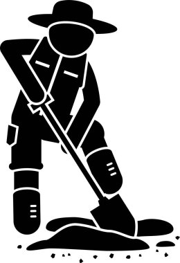 Paleontolog bilim adamı dinozor kemiği fosilini kazıyor ve antik eser çizimleri keşfediyor. Paleontoloji, arkeoloji ve antropoloji bilimsel araştırmaları ve kariyeri.