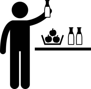 Sağlıklı yaşam tarzı kavramının minimalist vektör çizimi