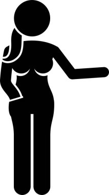 Temel Kadın Duruşları ve Pozisyonları. Sanatsal çalışmalar, farklı vücut dillerine sahip çeşitli pozisyonlarda duran bir kadın insanı tasvir eder..