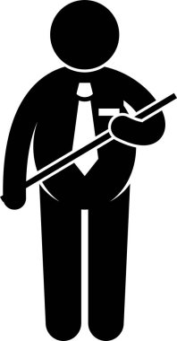 Öğretmen ilkesi kavramının minimalist vektör illüstrasyonu  