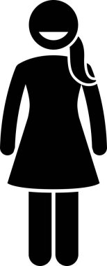 aile konsepti simgesi, vektör illüstrasyonu