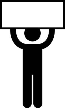 Alışveriş insanı kavramının minimalist vektör illüstrasyonu 