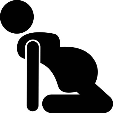 hamile hamilelik evreleri işlem prenatal geliştirme anne bebek egzersiz sopa rakam piktogram simgesi