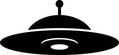 minimalist vektör illüstrasyonu, uzay yolculuğu kavramı