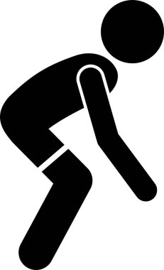 Voleybol Oyuncu Eylemleri Pozisyonları Yapıştırıcı Resim Simgeleri