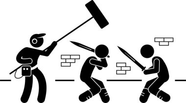 Yönetmen Film Yapımcısı Aktör Çubuk Şekil Resim Simgesi Yapıyor