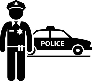 Güvenlik işleri kavramının vektör çizimi 