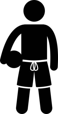 Spor Giyim Giyimi Giysi Oyuncuları Gömlek Sopası Resim Simgesi Giyin