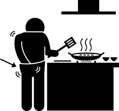 Tifo hastalığının minimalist vektör çizimi  