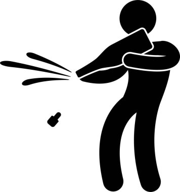 Parti konseptinin minimalist vektör illüstrasyonu