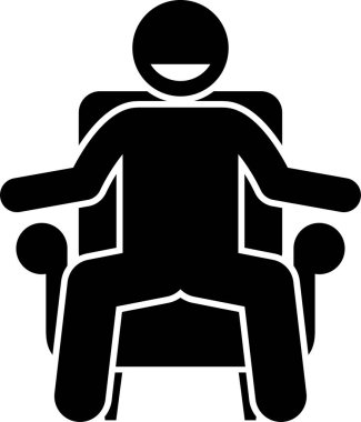 minimalist vektör illüstrasyonu, pozitif kişilik kavramı