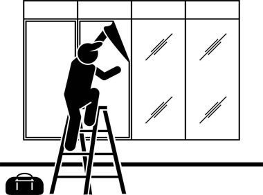 Poster konseptinin minimalist vektör illüstrasyonu 