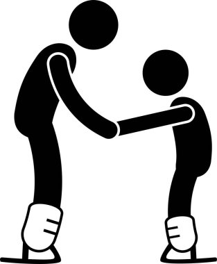 Öğrenci öğrenme kavramının minimalist vektör illüstrasyonu  