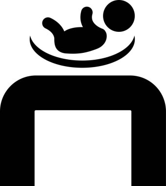 aile konsepti simgesi, vektör illüstrasyonu