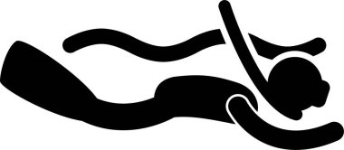 Yüzme havuzu kavramının minimalist vektör illüstrasyonu  