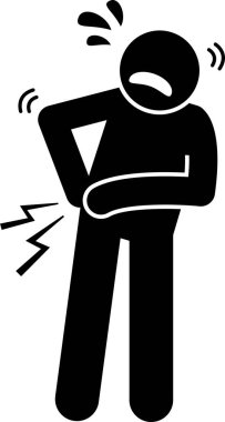 Farklı vücut parçalarındaki kırıklar ve yaralar için ilk yardım çubuğu simgeleri. Kırık kemik ve ağrının sapanı, bandajı ve yükseltme tekniklerinin vektör çizimleri.