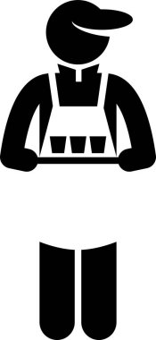 minimalist vektör illüstrasyonu, kutlama konsepti