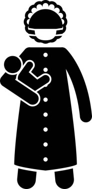 Göç kavramının minimalist vektör çizimi