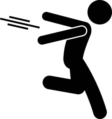 Çeşitli Ayakta Duruş Pozisyonları İnsan Adam Şekil Yapıştırıcı Resim Simgeleri Yapıştırıyor 