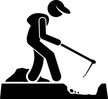 Minimalist vektör çizimi, peyzaj konsepti