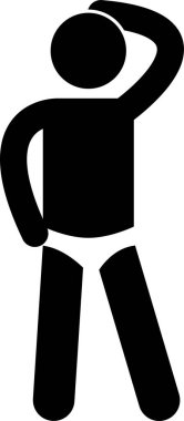 Seksi İç Çamaşırı Model Kadın Pozisyonu Çubuk Şekil Resim Simgesi