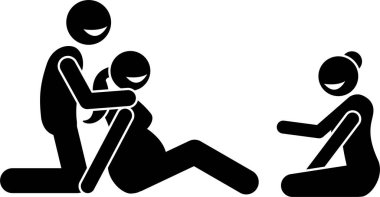 Doğum pozisyonları ve evdeki duruşlar. Yoga, egzersiz, meditasyon ve suda doğum tekniklerini içeren doğal doğum dersleri. Çubuk şekilli resimlerName.