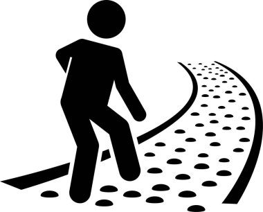Açık hava eğlencesi eğlence yaşam tarzı ve aktiviteleri. Pictogram refleksoloji yolu, piknik, açık hava spor salonu, bahçe yürüyüşü, bisiklet parkı, nehir macerası, balıkçılık, kamp, koşu ve yürüyüş tasvir ediyor. 