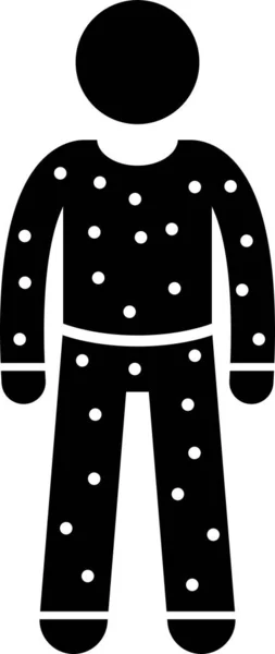 男性と女性のナイトウェアやラウンジウェアのファッションデザイン 棒図は 家庭や家で身に着けている睡眠服 パジャマ 服の異なるタイプを示しています — ストックベクタ