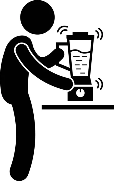 Home House Electronic Appliances Tools Equipments Stick Figure Pictogram Icon — 스톡 벡터