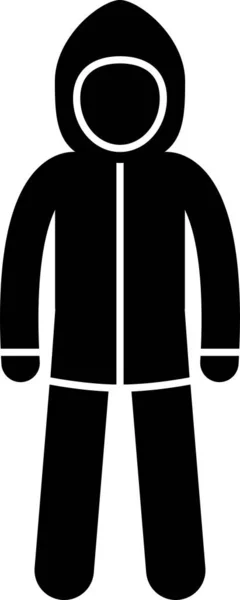 Pánské Bundy Kabáty Stick Figurky Zobrazují Sadu Různých Typů Bundy — Stockový vektor