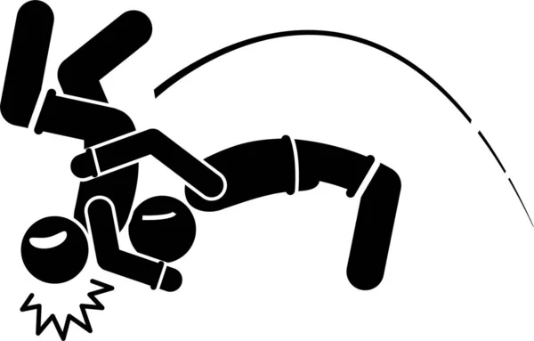 複合武道のミニマリズムベクトルイラスト総合格闘技のコンセプト — ストックベクタ