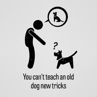 Eski bir köpek yeni numaralar öğretemezsin