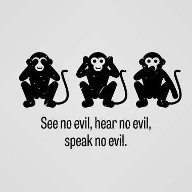 See no Evil, Hear no Evil, Speak no Evil clipart