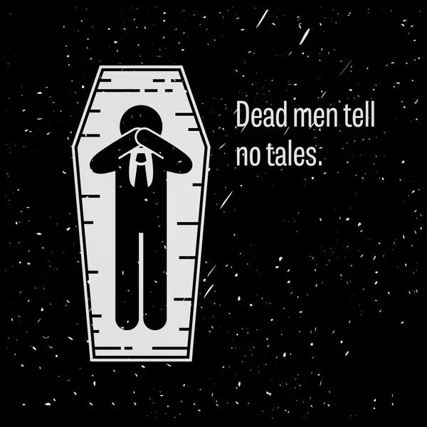 Dead Men Tell No Tales — Stock Vector