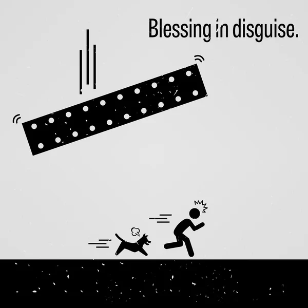 Blessing in Disguise — Stock Vector