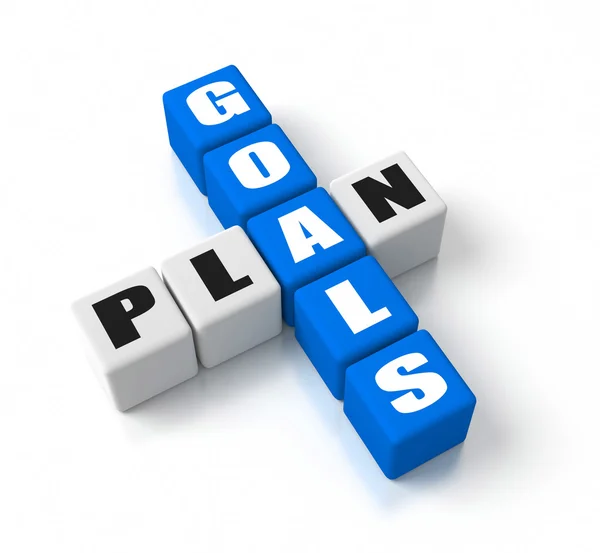 Goals Plan — Stock Photo, Image