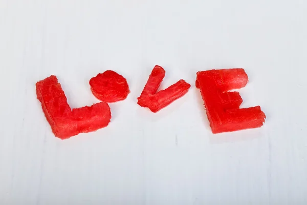 Love for the melon — Stock Photo, Image