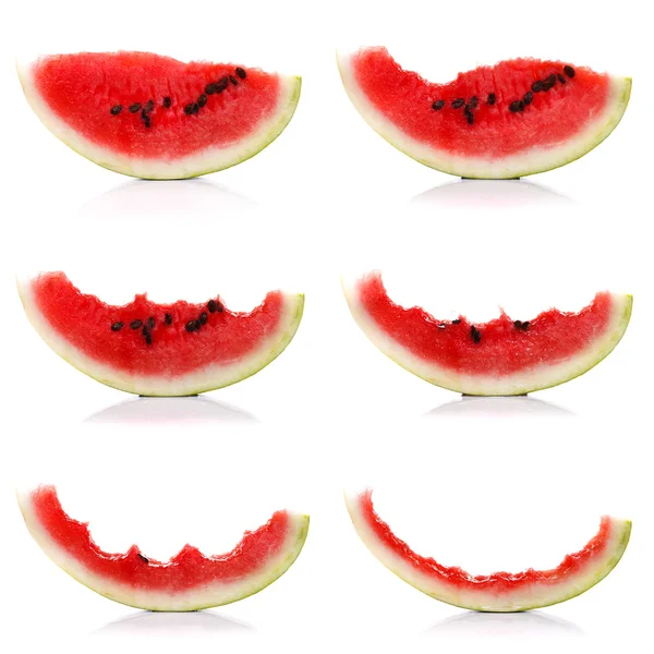 Slices of melon, collage — Stock Photo, Image