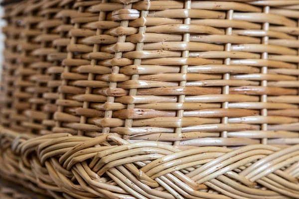 Produkte Aus Einer Stange Korbflechterei Ist Ein Traditionelles Volkshandwerk Handgefertigt — Stockfoto